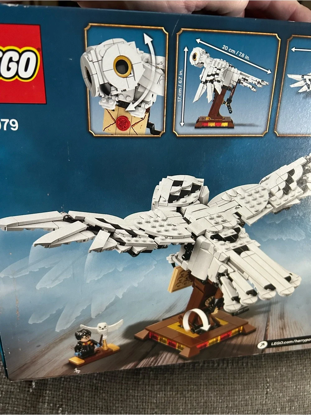 LEGO Harry Potter White and Brown Hedwig Buildable Owl Set